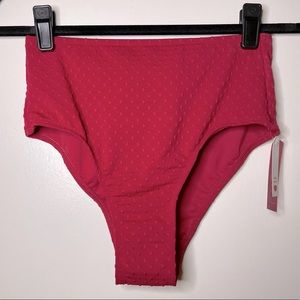 High waisted bikini bottoms